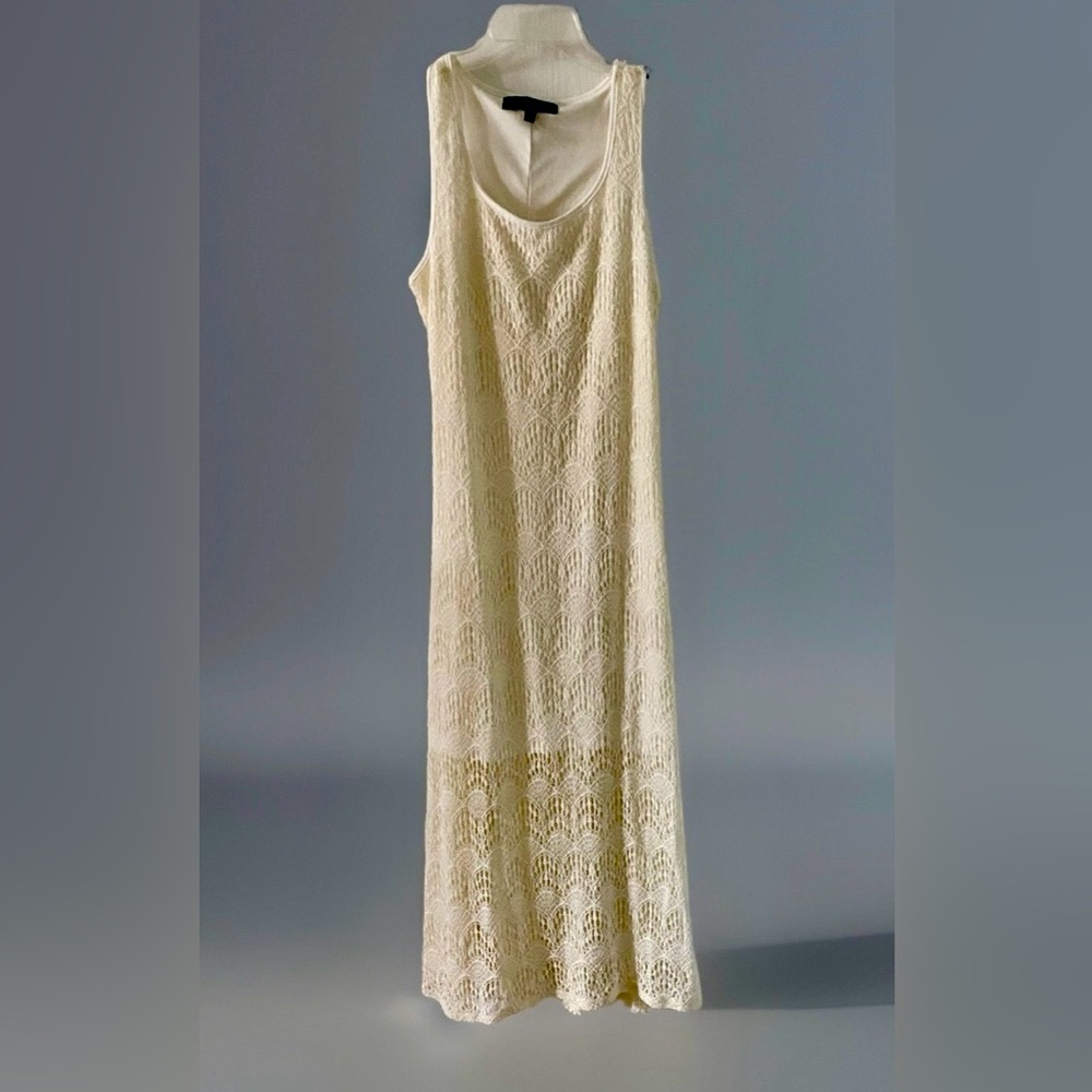 Cream Lace Maxi Dress